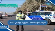 طريقة دفع المخالفات المرورية أبوظبي 2023 3 طريقة دفع المخالفات المرورية أبوظبي 2023