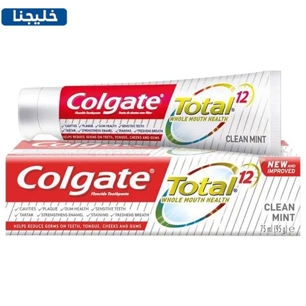 افضل معجون اسنان طبيعي 2023 للاطفال والكبار ينصح به الاطباء 8 معجون الأسنان كولجيت توتال