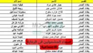 كشوفات pdf أسماء المشمولين في الوجبة التاسعة والأخيرة 2023 العراق عبر منصة مظلتي ووزارة العمل