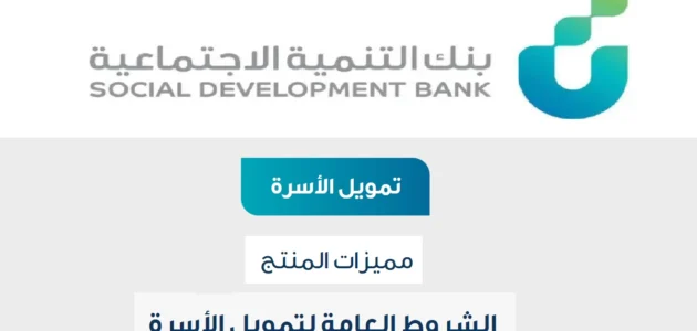 شروط قرض الأسرة 1444 الجديدة كاملة