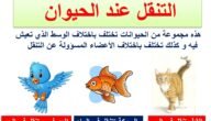 بحث حول التنقل عند الحيوان سنة أولى – خليجنا نت