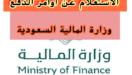 خطوات الاستعلام عن أوامر الدفع إلكترونياً