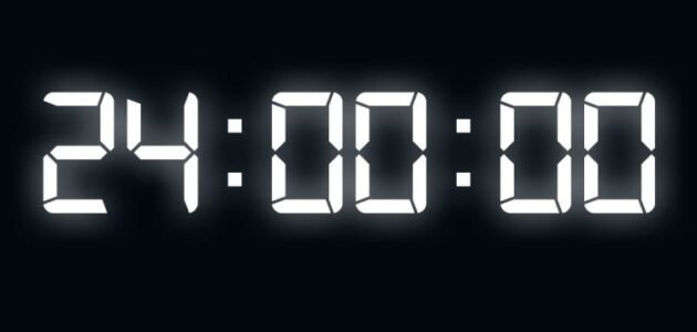 تنسيق الوقت 24 ساعة – موقع خليجنا
