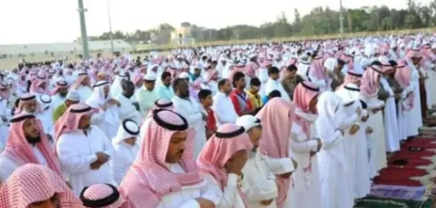 مصليات صلاة عيد الفطر في ينبع 2023 / 1444