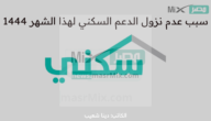 “الصندوق العقاري” يوضح اسباب تأخر نزول الدعم السكني لهذا الشهر 1444 لبعض المستفيدين