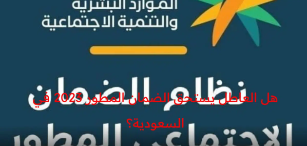 هل العاطل يستحق الضمان المطور 2023 في المملكة العربية السعودية؟ الموارد البشرية توضح