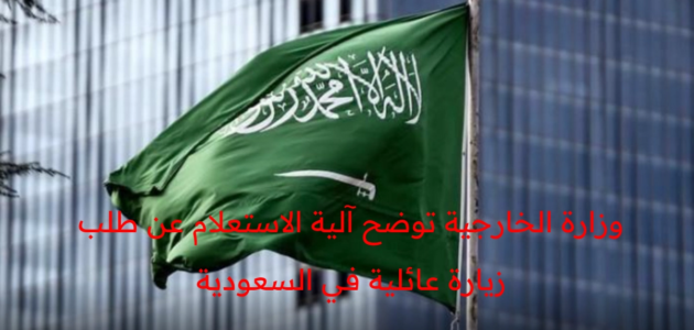 وزارة الخارجية توضح آلية الاستعلام عن طلب زيارة عائلية في المملكة العربية السعودية