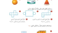 الشكل الثلاثي الابعاد الذي له المنظر الامامي المجاور هو