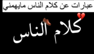 عبارات عن كلام الناس مايهمني – خليجنا نت