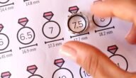 مقاس ١٧ في الخواتم كم يعادل