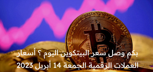 بكم وصل سعر البيتكوين اليوم؟.. أسعار العملات الرقمية الجمعة 14 أبريل 2023