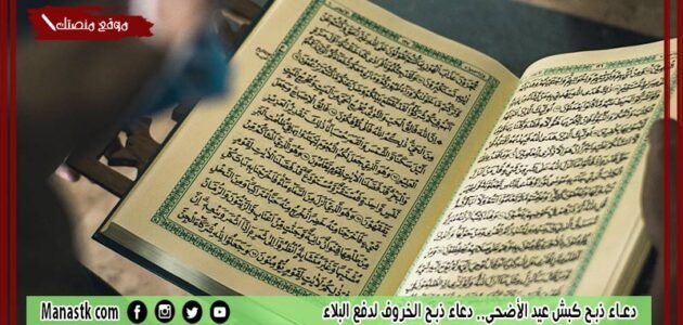 دعاء ذبح كبش عيد الأضحى.. دعاء ذبح الخروف لدفع البلاء