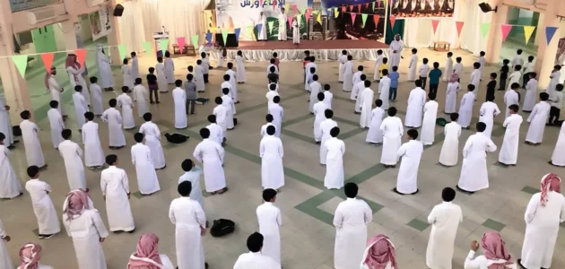 متى الطابور الصباحي في المدارس السعودية 1444