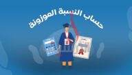 كيفية حساب النسبة الموزونة بدون تحصيلي بالخطوات التفصيلية