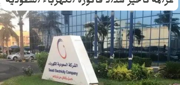 غرامة تأخير سداد فاتورة الكهرباء السعودية 1 غرامة تأخير سداد فاتورة الكهرباء السعودية
