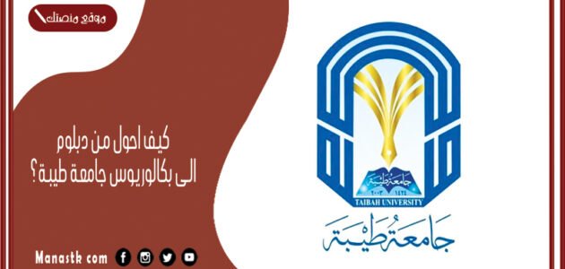 كيف احول من دبلوم الى بكالوريوس جامعة طيبة؟ تجسير من دبلوم إلى بكالوريوس جامعة طيبة