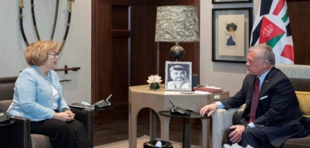 ملك الأردن يستقبل مسؤولة أميركية ويتحدثان عن الأوضاع الفلسطينية