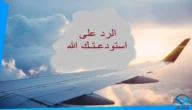 اذا احد قال استودعتك الله وش ارد