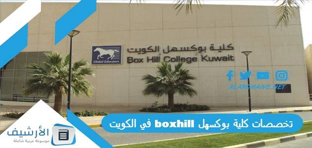 تخصصات كلية بوكسهل boxhill في الكويت 2023