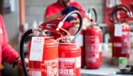 ما هو الغاز المستخدم في اطفاء الحرائق