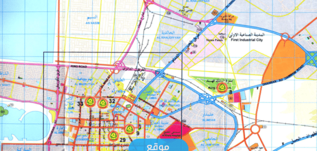 خريطة الدمام السعودية على جوجل ايرث