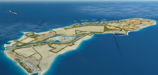 موقع الجزيرة الجنوبية جسر جابر على جوجل ماب