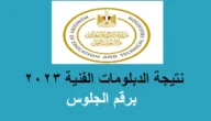 رابط نتيجة الدبلومات الفنية برقم الجلوس 2023 الصناعية والتجارية والزراعية والفندقية nategafany.emis