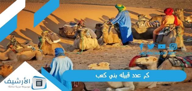 كم عدد قبيله بني كعب؟ وتاريخهم بالكامل