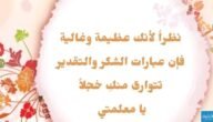 كلمة شكر لمعلمة القرآن عبارات مكتوبة 1445 كلمة شكر لمعلمة القرآن تويتر