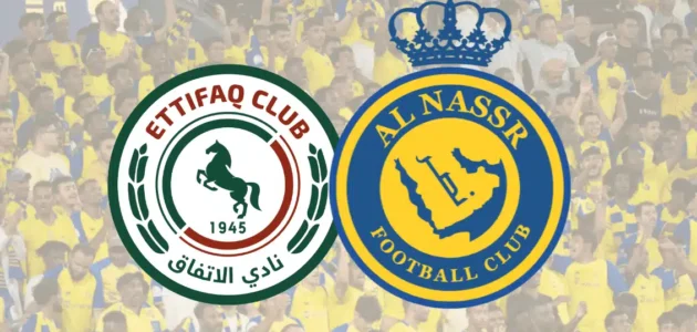 القنوات الناقلة لمباراة النصر والاتفاق في دوري روشن السعودي 2023 ومواعيد العرض