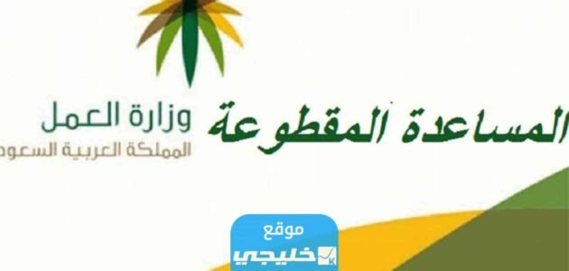 التسجيل في المساعدة المقطوعة 1445 (الرابط + الخطوات)