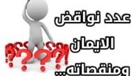 ما الفرق بين نواقض الايمان ومنقصاته