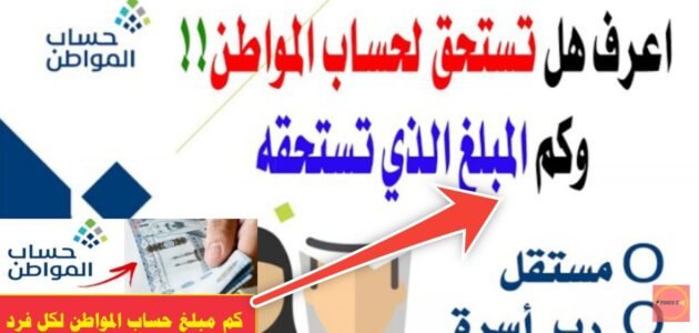 كم مبلغ حساب المواطن لكل فرد 1445 وأسماء المؤهلين للدعم الإضافي 1 كم مبلغ حساب المواطن لكل فرد 1445 وأسماء المؤهلين للدعم الإضافي