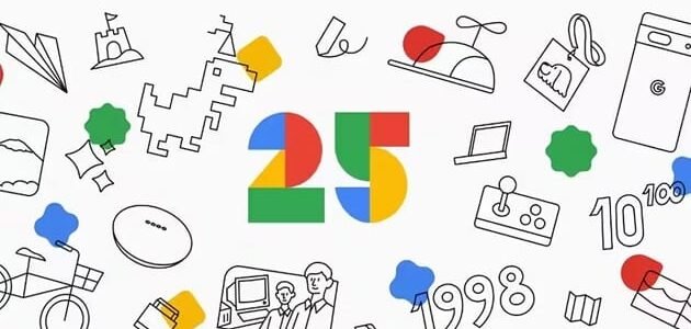 الذكرى 25 لإنشاء Google جوجل تحتفل بعيد ميلادها