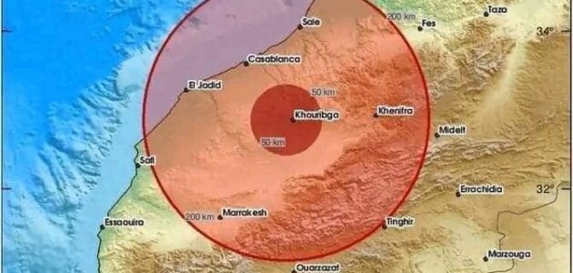 زلزال بقوة 7 درجات يهز المغرب