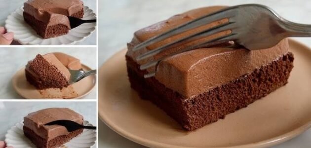 تعلم كيفية عمل كيكة الشوكولاتة المغمورة بالكريم شانتيه والصوص الشهي