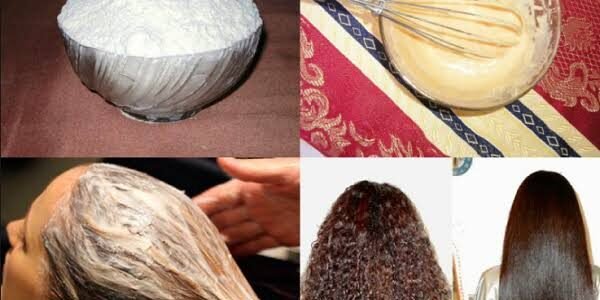 كيفية صنع كريم النشا الطبيعي لشعر ناعم ولامع من اول استخدام