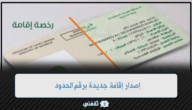 إصدار إقامة جديدة برقم الحدود للمقيم والزوجة في المملكة العربية السعودية