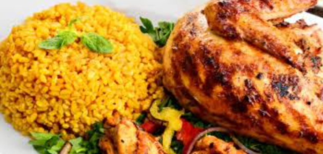 طريقة الفرخ المشوية والكفتة بتتبيلة الحاتي