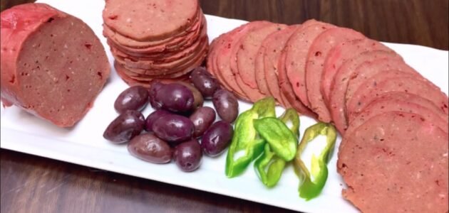 لانشون الفراخ صحي ولذيذ بدون دقيق ولا بيض بطريقة سهلة وسريعة