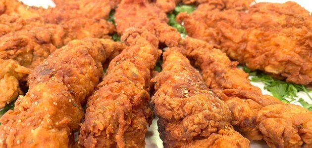 طريقة عمل ستربس كنتاكي الاصلي في البيت باحلي قرمشة 1 طريقة عمل ستربس كنتاكي الاصلي في البيت باحلي قرمشة