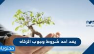 يعد احد شروط وجوب الزكاه