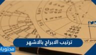 ترتيب الأبراج بالأشهر – خليجنا