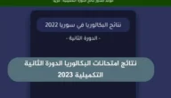 “صدرت الان” نتائج البكالوريا الدورة الثانية في سوريا 2023 بالاسم ورقم الاكتتاب عبر موقع وزارة التربية السورية moed.gov.sy