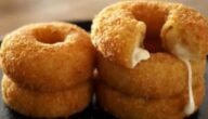 خطوة بخطوة طريقة عمل دوناتس البطاطس بالجنبة الموزاريلا اللذيذة مقرمش وطري