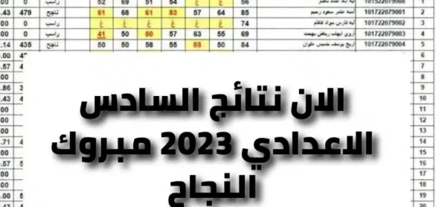 موقع نتائجنا نتائج الصف السادس الاعدادي 2023 الدور الثاني من موقع وزارة التربية العراقية