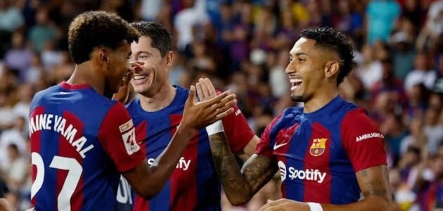 القنوات الناقلة لمباراة برشلونة وانتويرب اليوم في دوري ابطال اوروبا 2023 بدون تشفير