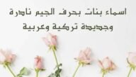 اسماء بنات بحرف الجيم نادرة وجديدة تركية وعربية