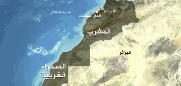 اين تقع المغرب على الخريطة