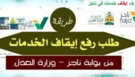 كيف اعرف إيقاف الخدمات من ناجز؟ بطريقة سهلة وسريعة 1445